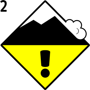 Danger level - 2. Moderate